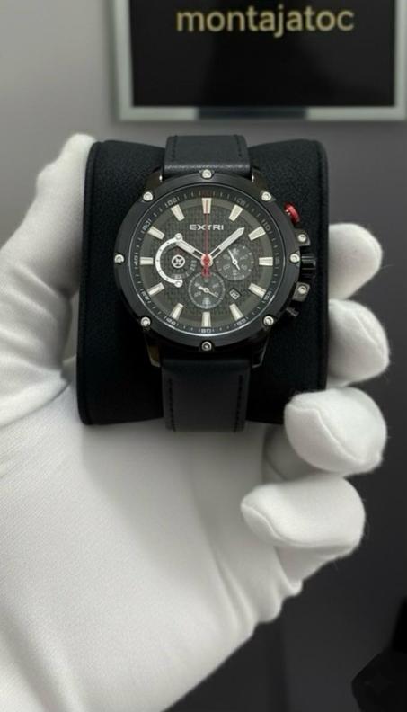 BLACK EXTRI ORIGINAL            ساعة EXTRI اصلية سوداء