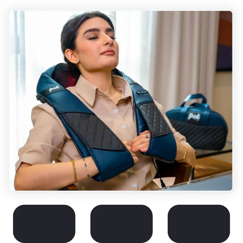 جهاز تدليك الرقبة والكتفين بتقنية - 3D Shiatsu