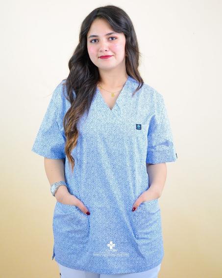 Tenue imprimée Femme - Blue stain