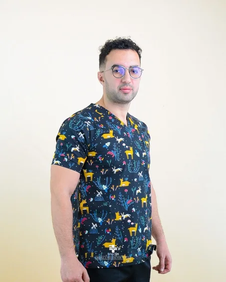 Tenue imprimée Homme - Fawn rabbit