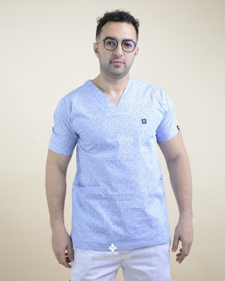 Tenue imprimée Homme - Blue stain