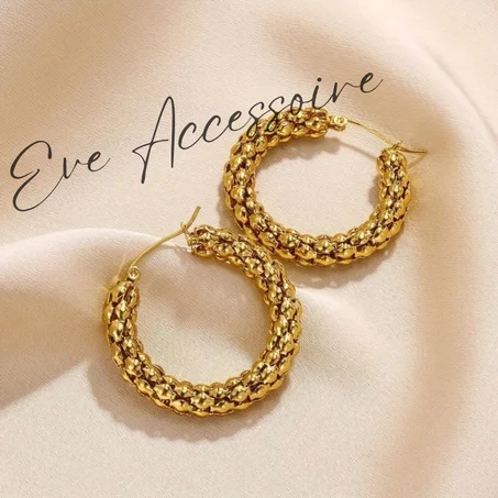 Créole en Acier Inoxydable