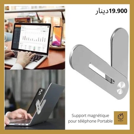 Support magnétique pour téléphone Portable