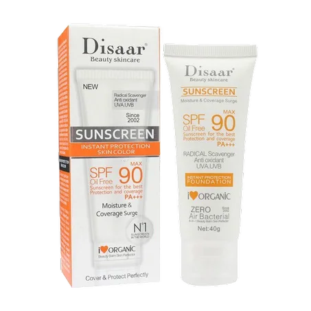 Disaar Crème solaire isolation sunscreen SPF 90+