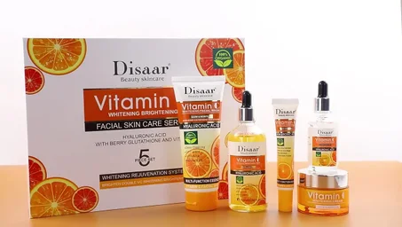 Disaar Gamme de soins de la peau du visage blanchissant vitamine C