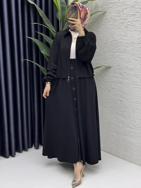 ✨طقم إيلفي بالتنورة✨