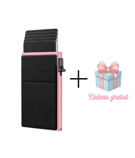 حامل بطاقات معدني فائق النحافة