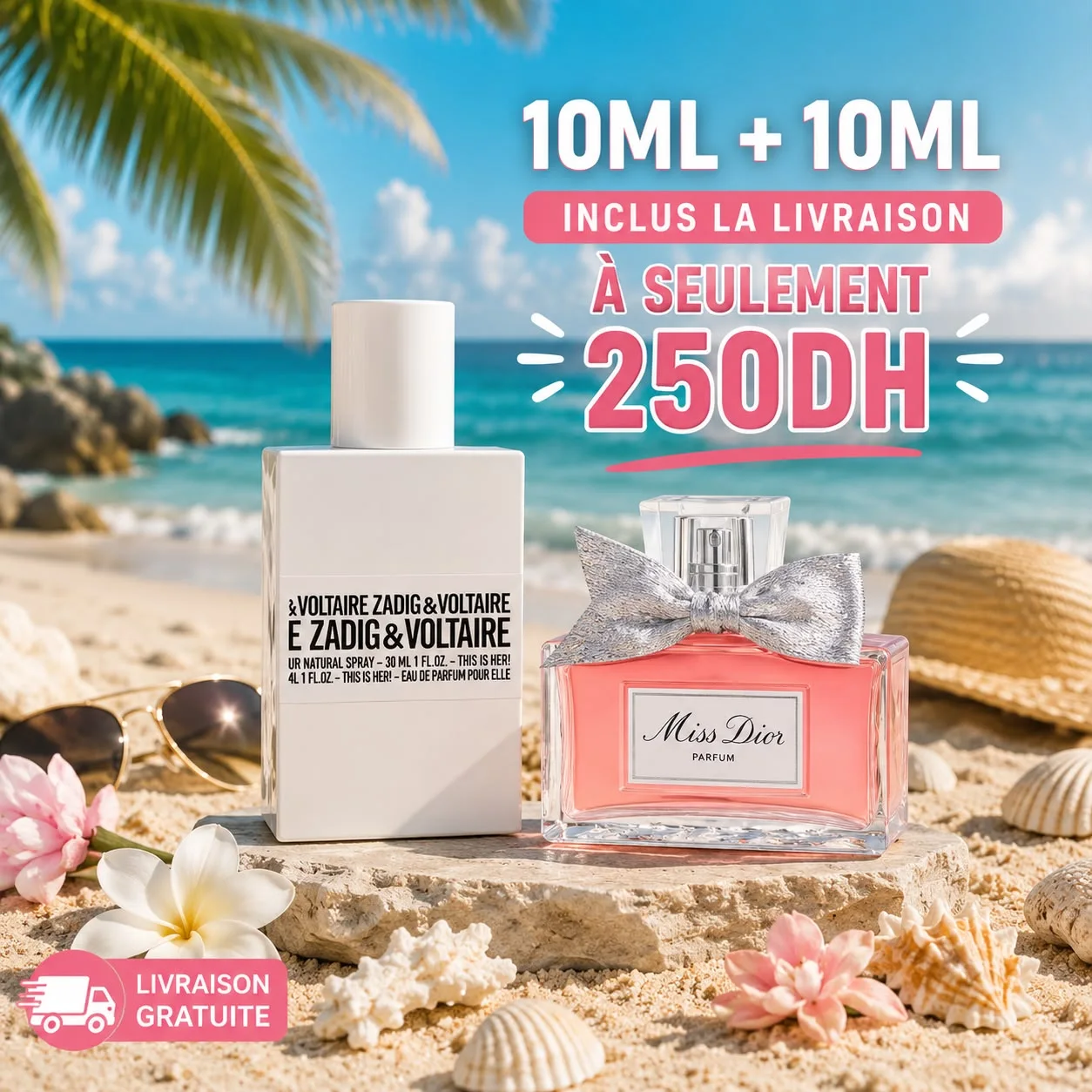 PACK ZADIG VOLTAIRE ET MISS DIOR PARFUM
