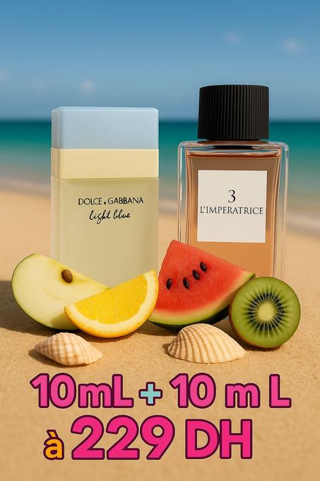 10ml imperatrice + 10ml light blue