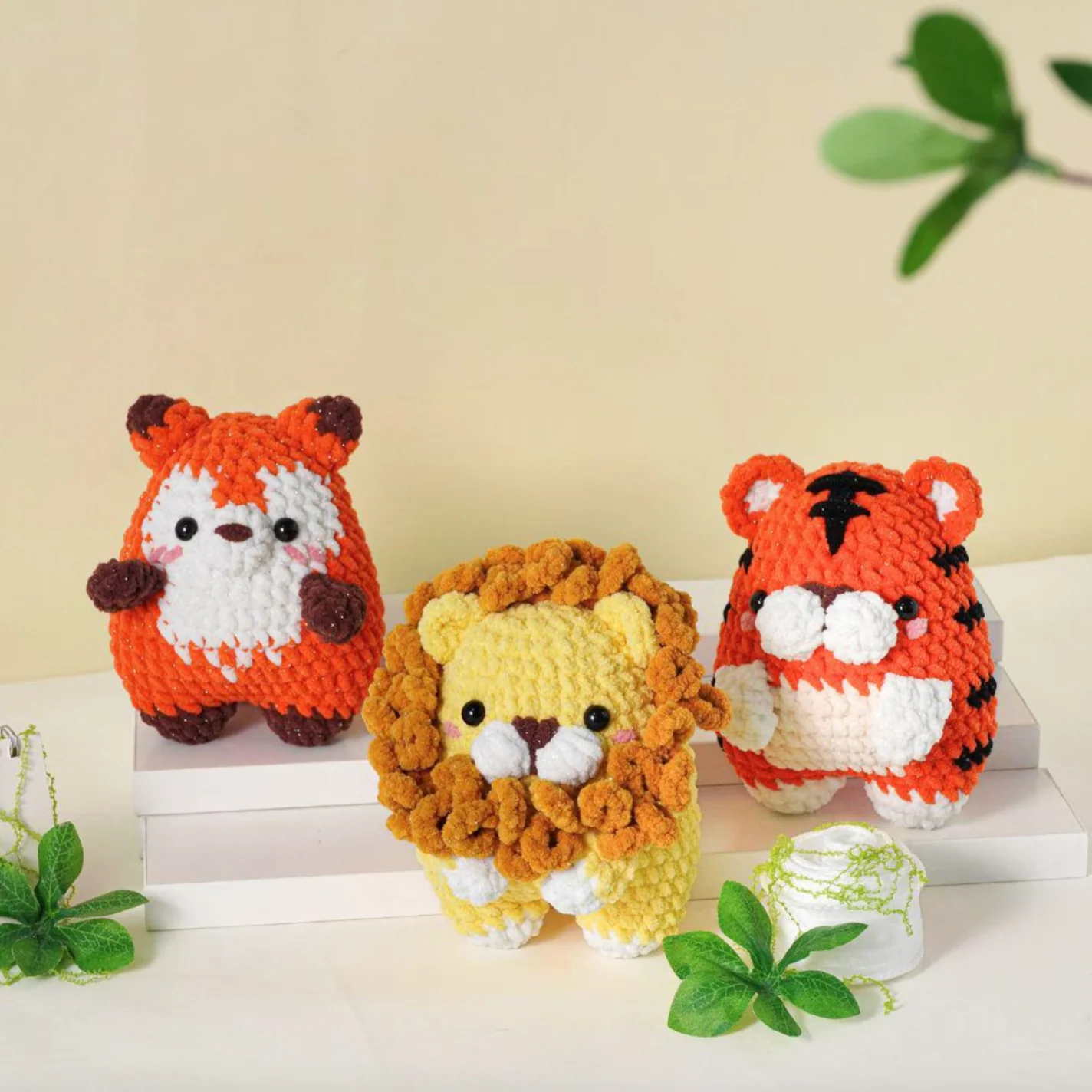 28in1 Tiny Beasties Collection Crochet Patterns | Hedgehog Pattern, Frog Pattern, Giraffe Pattern, Unicorn Pattern, Penguin Pattern