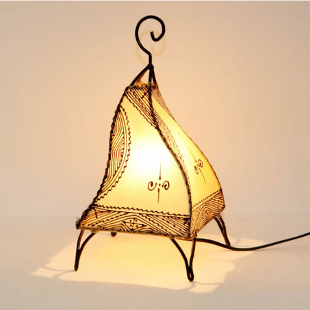 Lampe au henné Blanc FES
