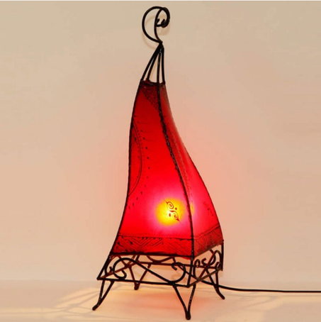 Lampe au henné Ibis Rouge