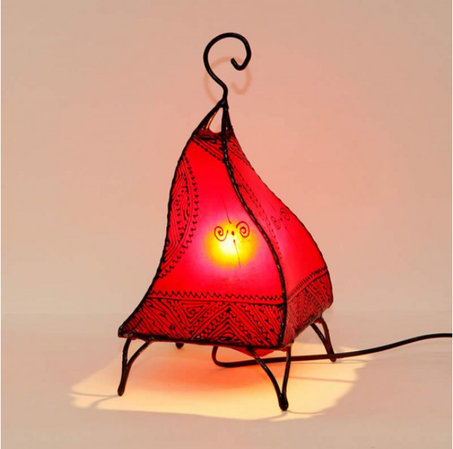 Lampe au henné rouge FES