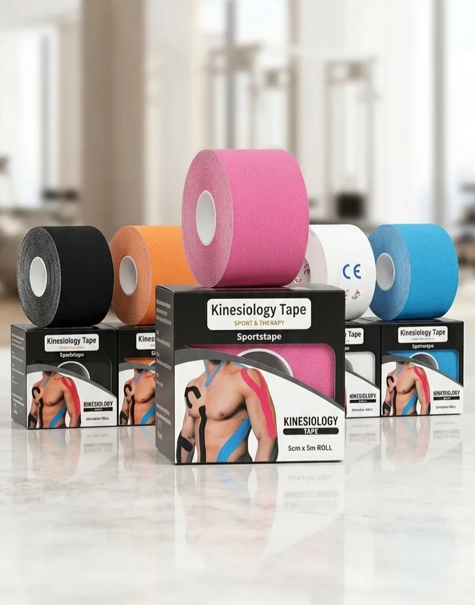 شريط كينيزيو الرياضي (Kinesiology Tape)