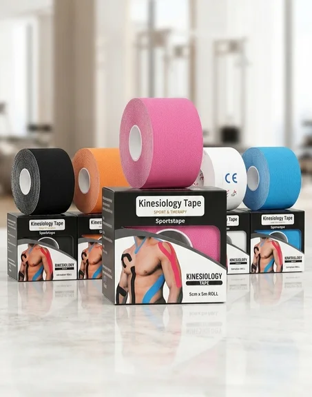 شريط كينيزيو الرياضي (Kinesiology Tape)