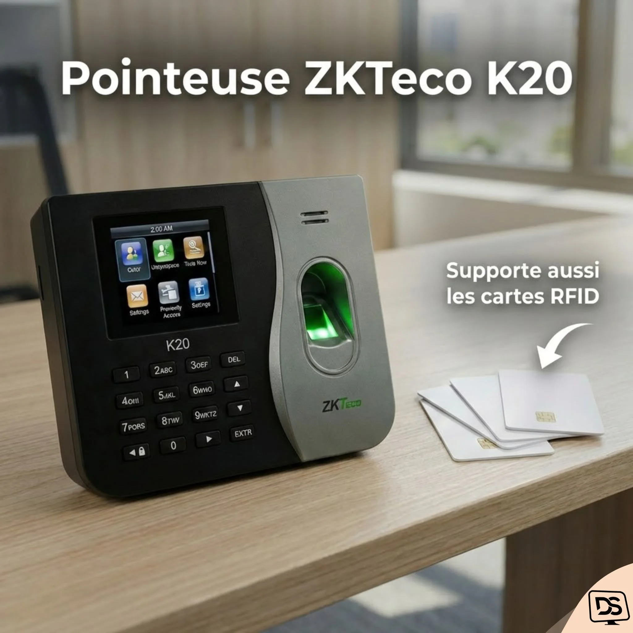 Pointeuse ZKTeco K20