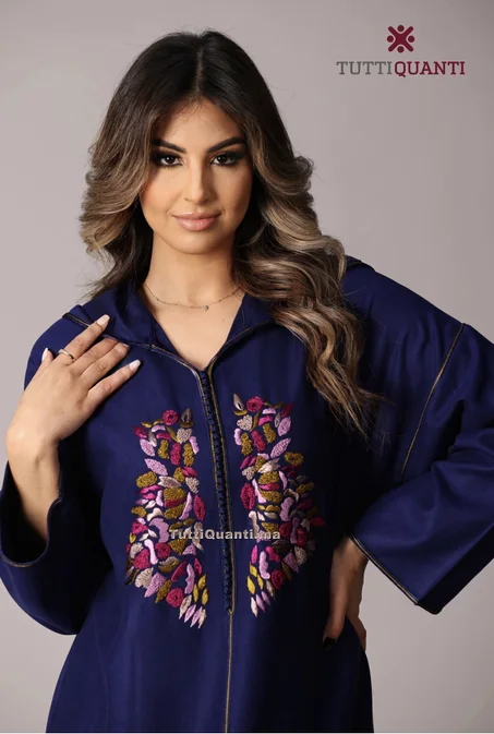 Djallaba Rbati couleurs vibrantes