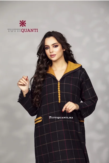 Djellaba A carreaux