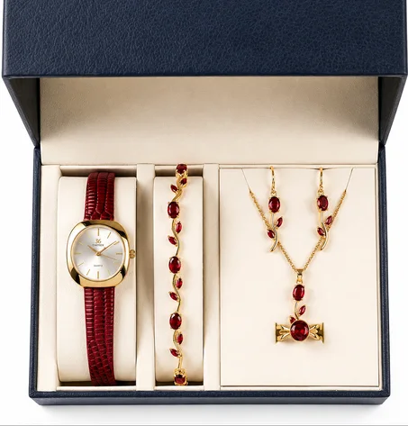 طقم السيدة الراقية-Ruby Queen Set