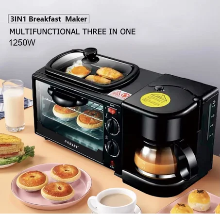 Machine de Petit Déjeuner Multifonction Avec four grille