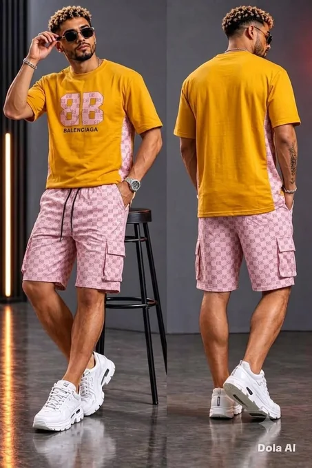 short cargo streetwear pour homme