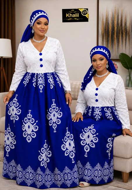 robe longue  sénégalaise