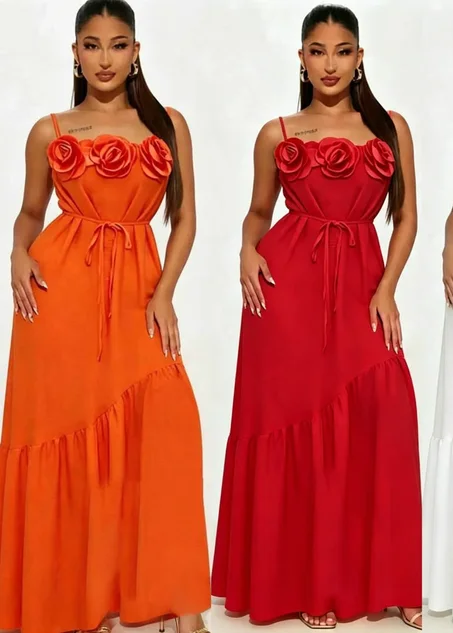 robe longue d'été fluide et bohème