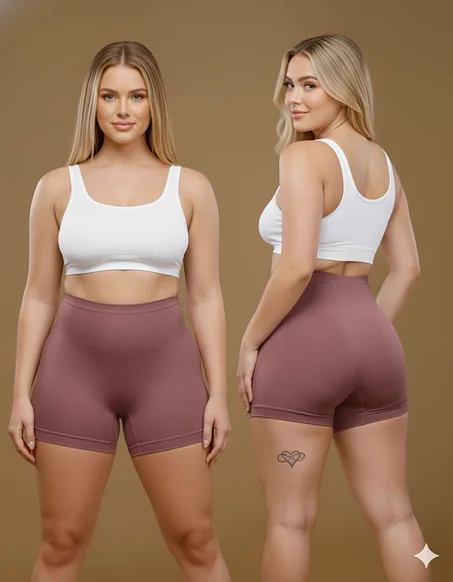 Shorty Sculptant Taille Haute – Confort & Mise en valeur