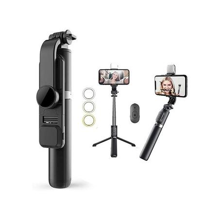 Selfie Stick Bluetooth avec Trépied - Commande - J/B
