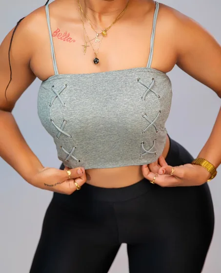 Lots de 4 crop top