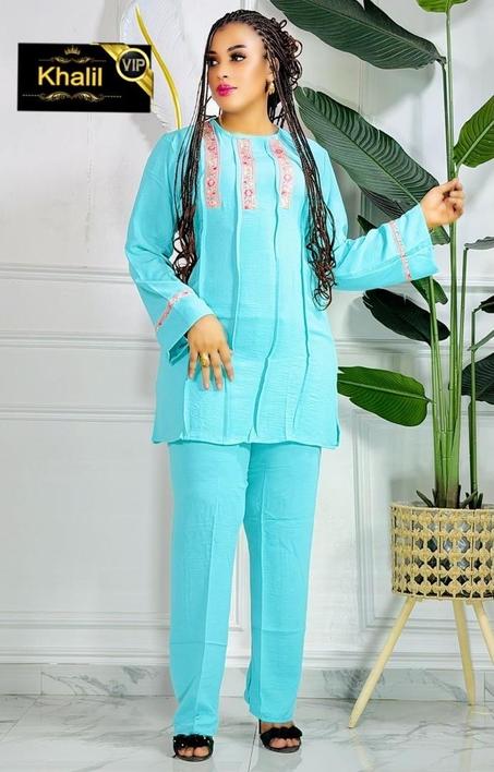 Ensemble deux pièces de style africain