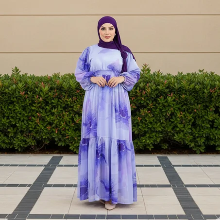 فستان صيفي بألوان رائعة