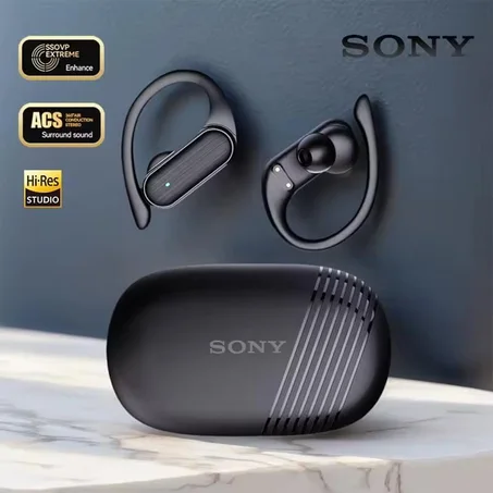 سماعة Sony A520 الأصلية اللاسلكية مصممة خصيصًا لرجال الأعمال ومحبي الرياضة والألعاب، تجمع بين الأداء الصوتي القوي والراحة العالية في الاستخدام اليومي.