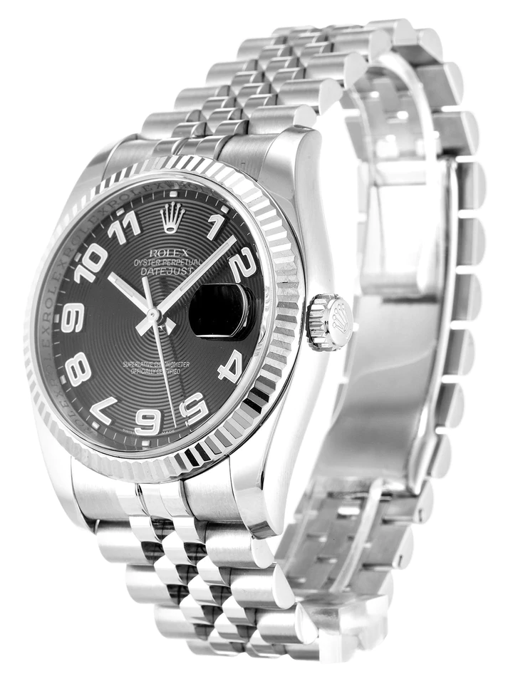 ROLEX DATEJUST BLACK DIAL 116234