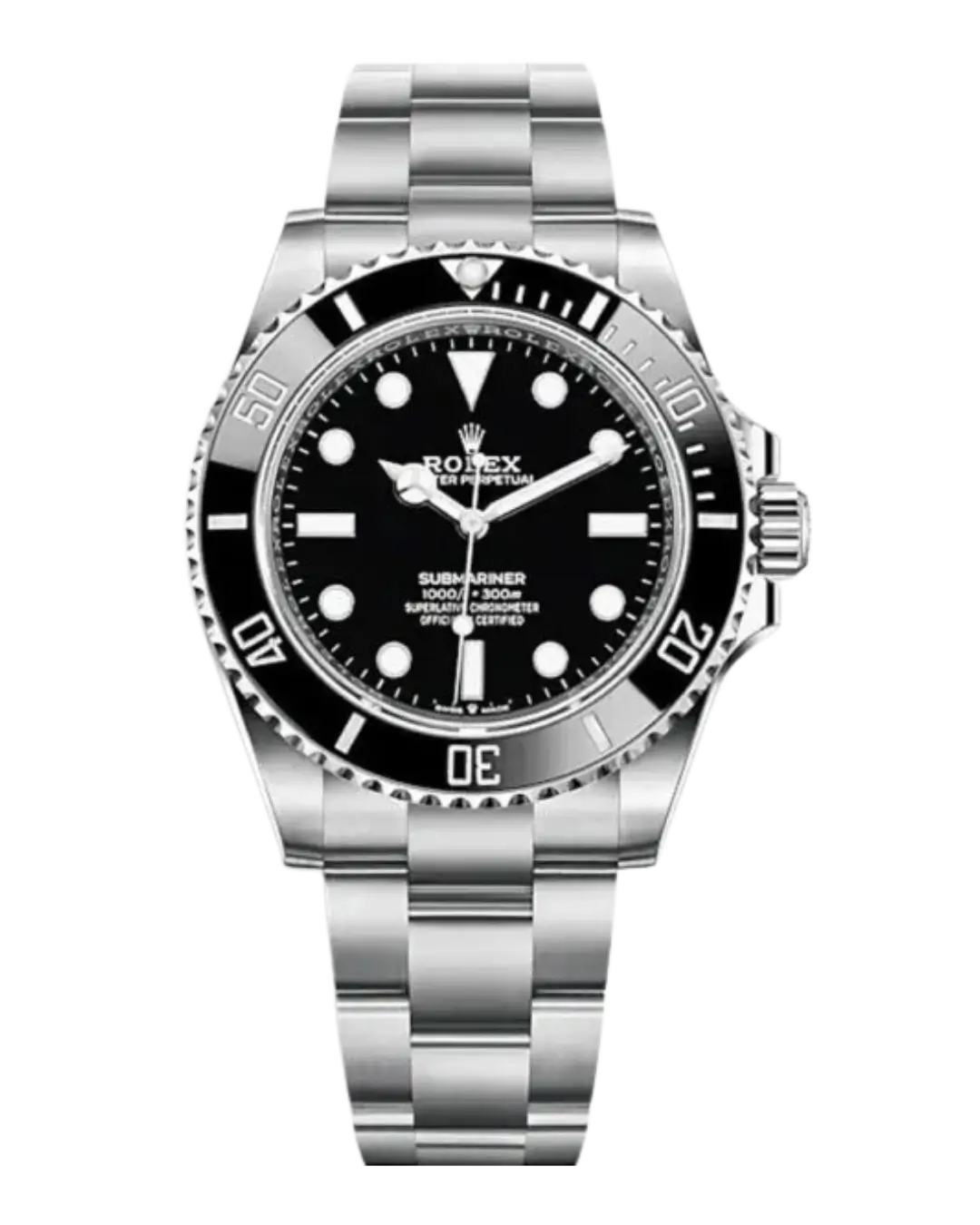 Rolex Submariner Black Dial 124060 No-Date
