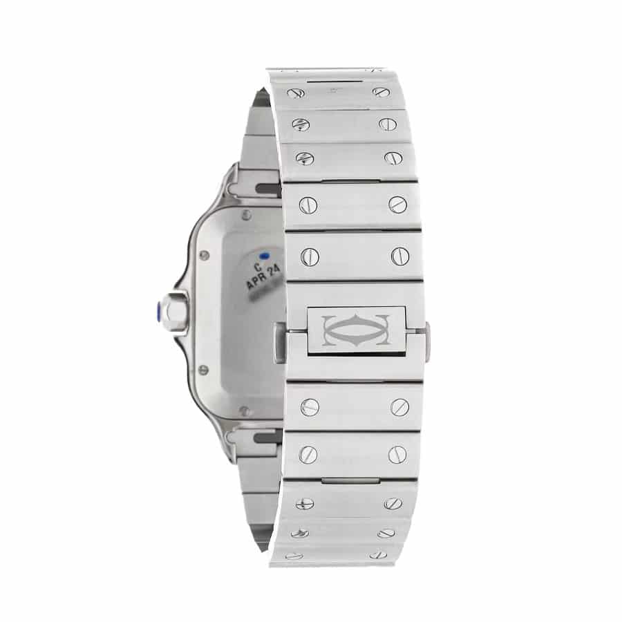 Santos de Cartier Large Steel Replica Watch WSSA0047