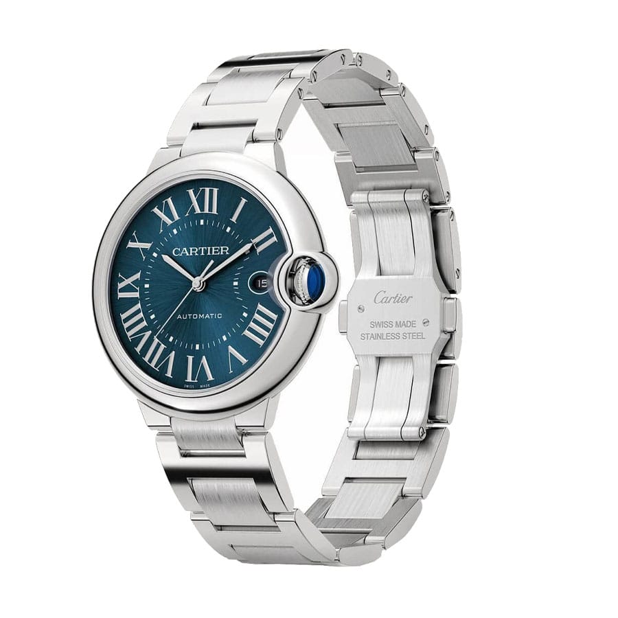 Cartier Ballon Bleu De Cartier Blue Dial Steel Replica