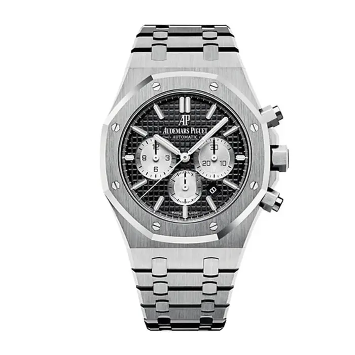 AP Royal Oak chronograph black dial
