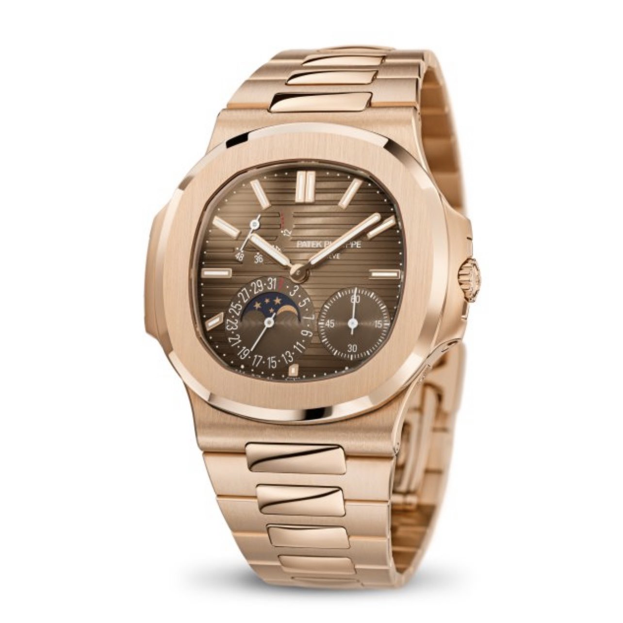 Replica Patek Philippe Nautilus 5712 Rose Gold  Gray Dial