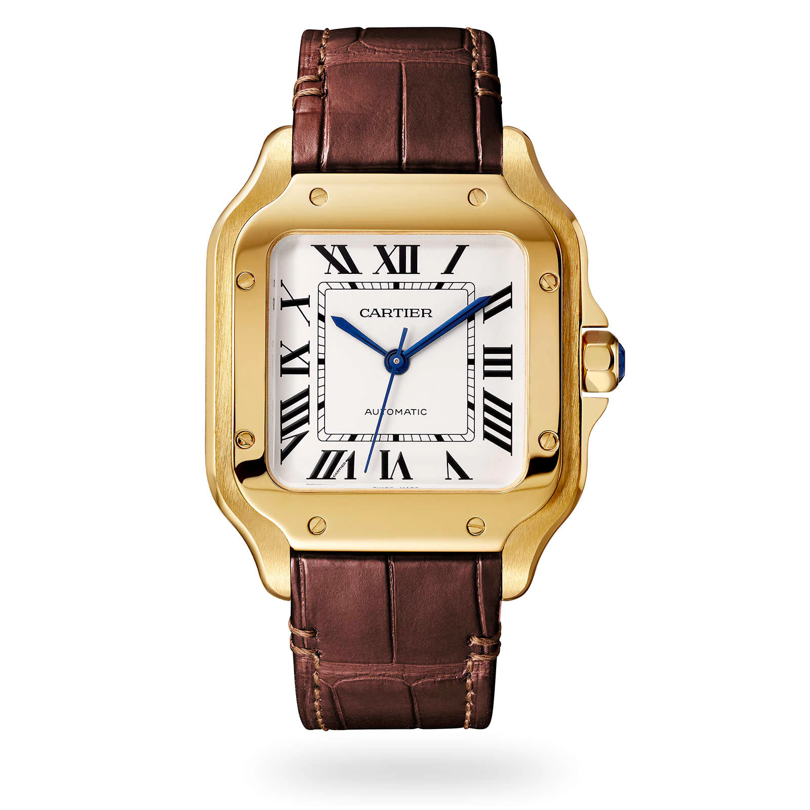 Santos De Cartier leather strap