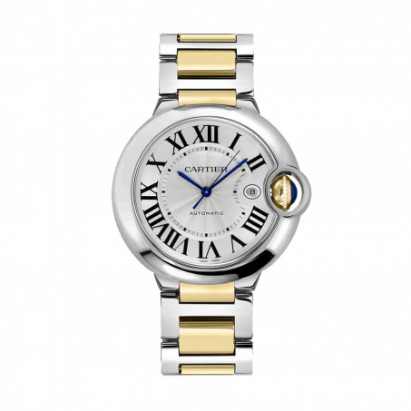 Cartier Ballon Bleu de Cartier Gold Steel White Dial Replica