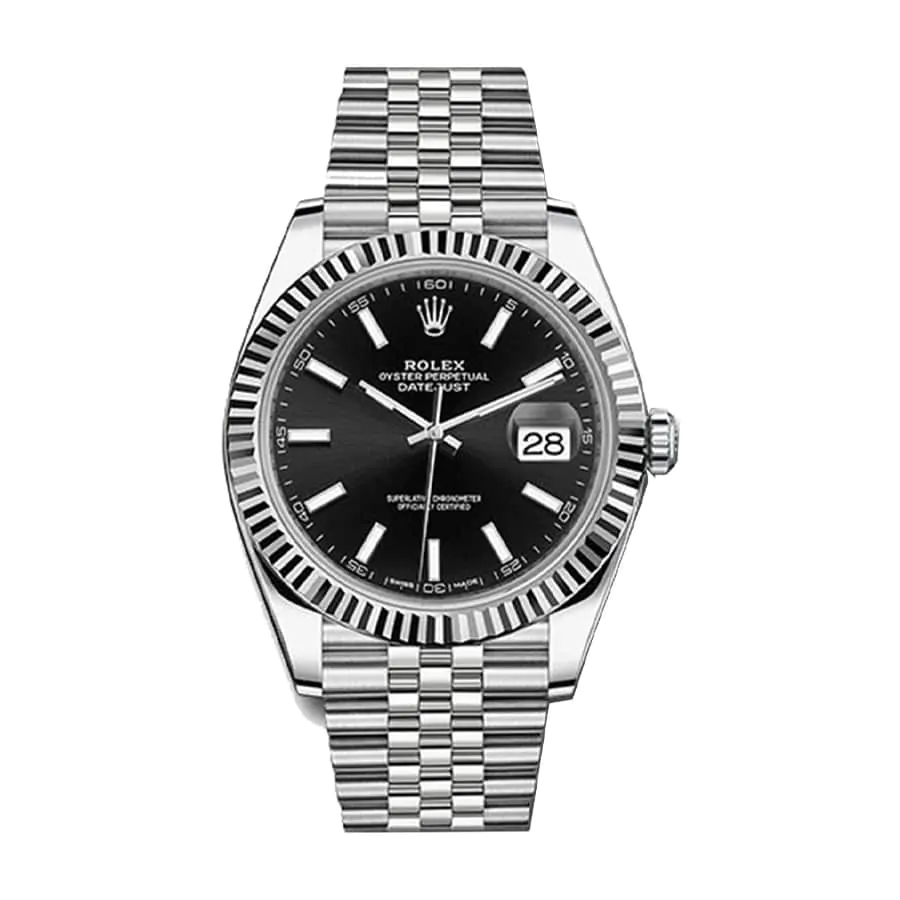 Rolex Datejust 126234 White Gold Black Dial