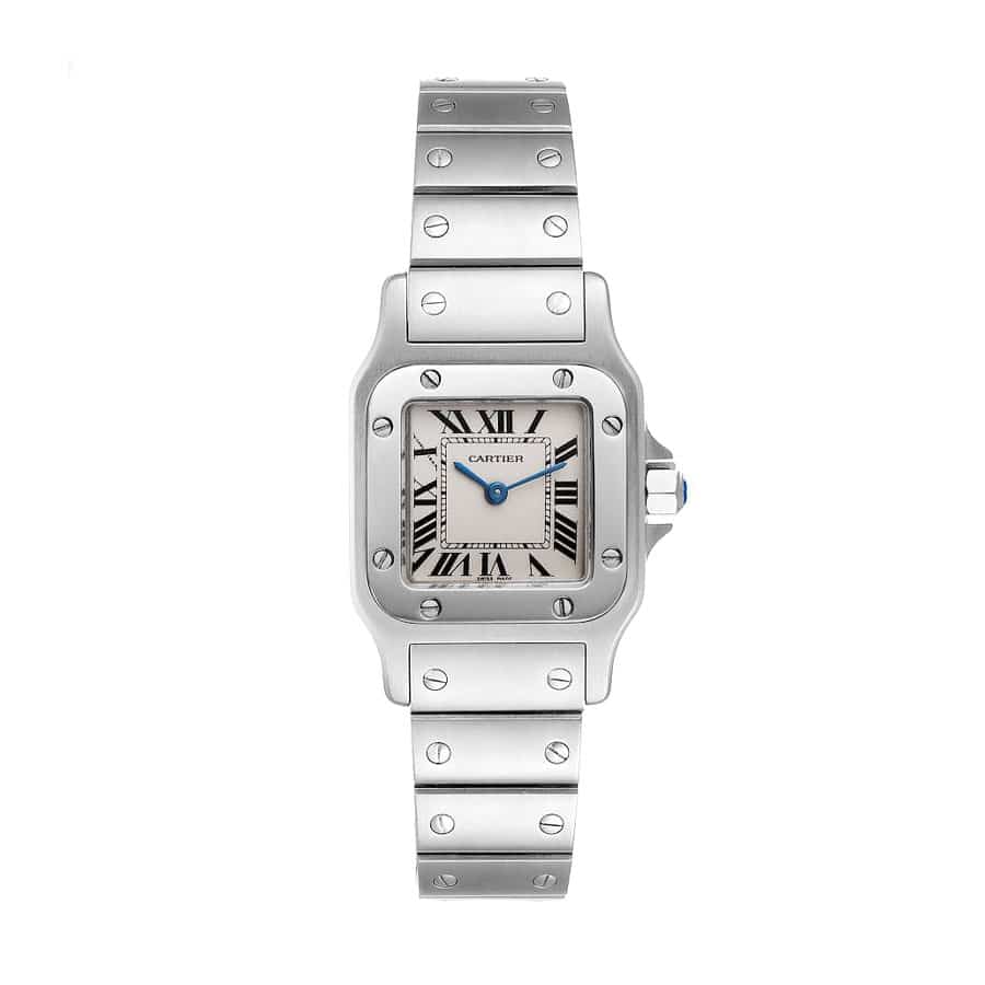 Cartier Santos Galbee Steel White Dial Replica