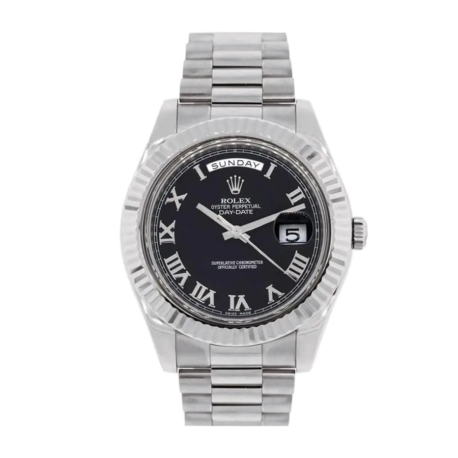 Rolex Day Date II Black dial