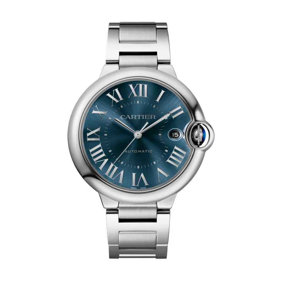 Cartier Ballon Bleu De Cartier Blue Dial Steel Replica