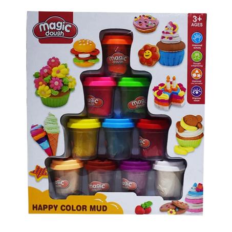 مجموعة العجينة السحرية الملونة للأطفال