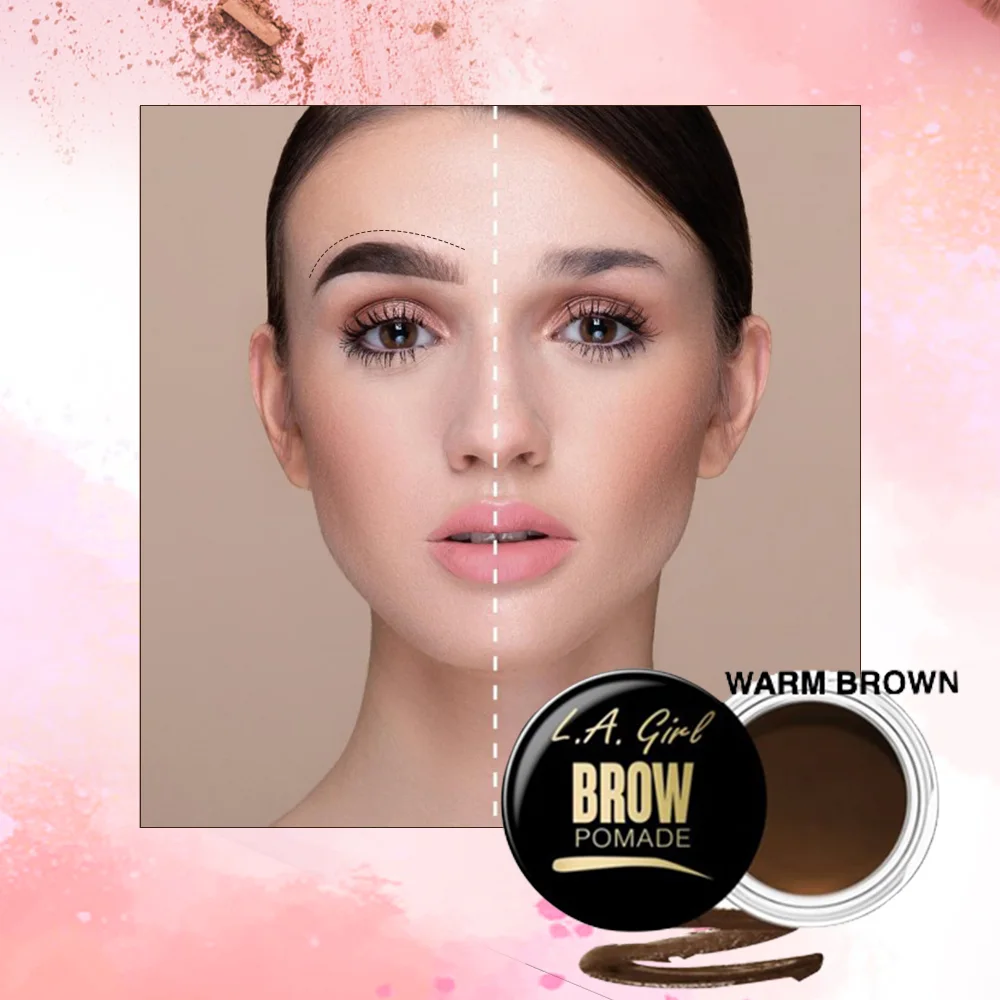 جل حواجب لاجيرل (L.A. Girl Brow Pomade) – درجة Warm Brown: لمسة الدفء والثقة لإطار وجهكِ المثالي