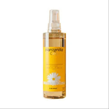 بخاخ مانزانيلا أورو (Manzanilla Oro) – تفتيح طبيعي للشعر بخلاصة البابونج بدون صبغات كيميائية! 🌼✨