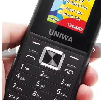UNIWA E1802 2G الهاتف المحمول 1.77 بوصة فليب الهاتف زر 1800mAh الهاتف لكبار السن المزدوج سيم المزدوج الاستعداد اللاسلكية FM