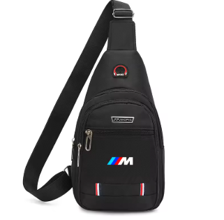 شعار سيارة الرجال حقيبة صدر للرجال حقائب الخصر حقيبة حقيبة كروسبودي سماعة كابل لسيارات BMW M X1 X2 X3 X4 X5 X6 X7 G20 G30 6GT E46 F31 F40